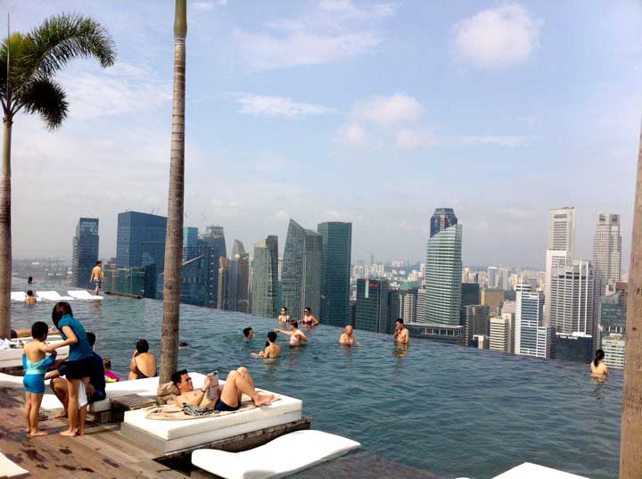 Marina Bay Sands Pool Deck