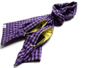 Julian Scarf Purple-Yellow
