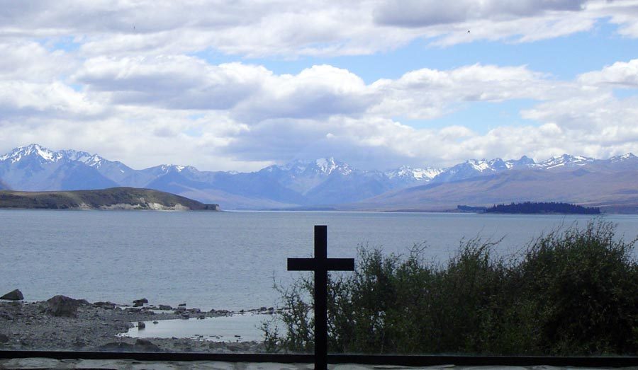 New Zealand Lake Tekapo Church Window