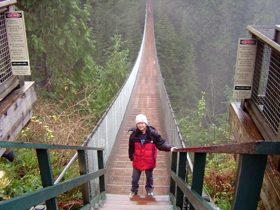 Vancouver Capilano Suspension Bridge Me