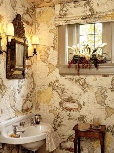 Map-In-Small-Bathroom