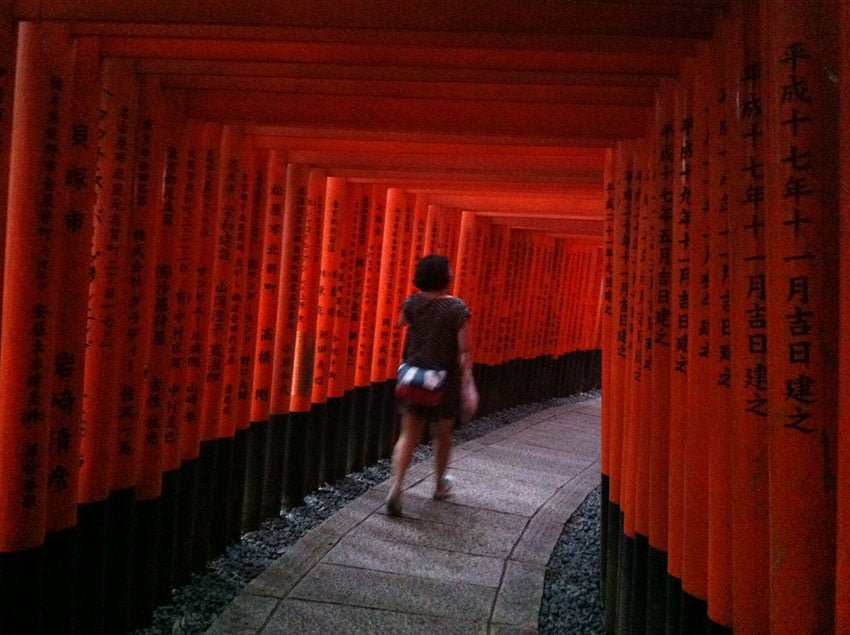 Jac in Fushimi Inari