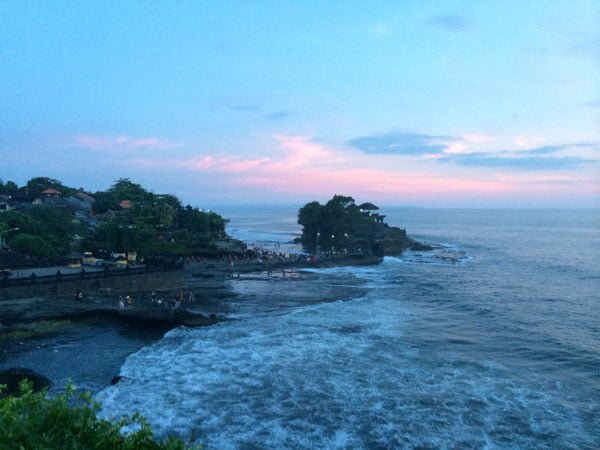 Bali Tanah Lot from Cliff