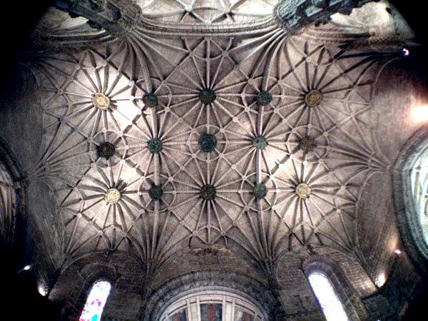 Portugal - Lisbon Belem Monastery Church Ceiling