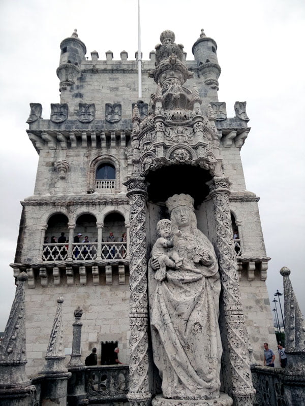 Portugal - Lisbon Belem Tower Statue