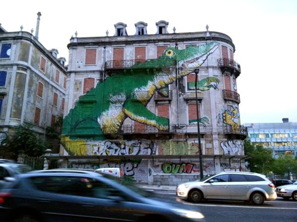 Portugal - Lisbon Street Art Crono Project Ericailcane Croc
