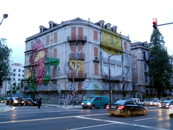 Portugal - Lisbon Street Art Crono Project Os Gemeos Blu