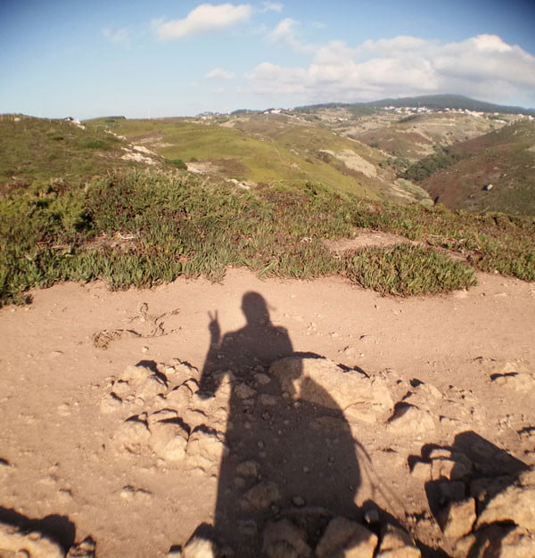 Portugal - Cabo da Roca Shadow Selfie
