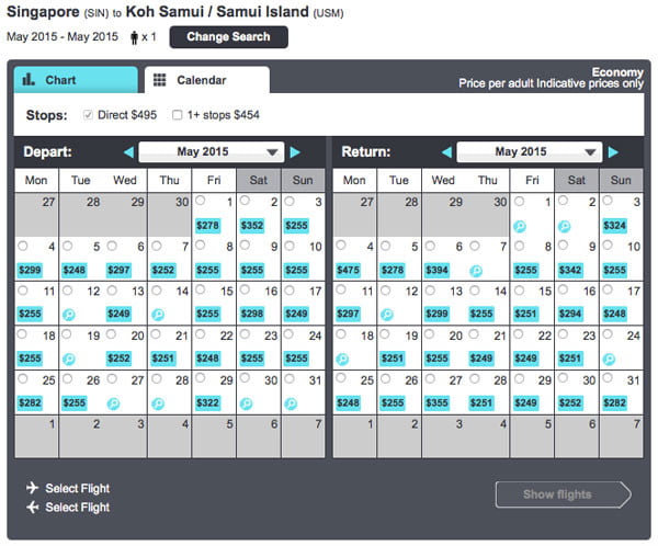 Skyscanner Cheapest Day to Fly