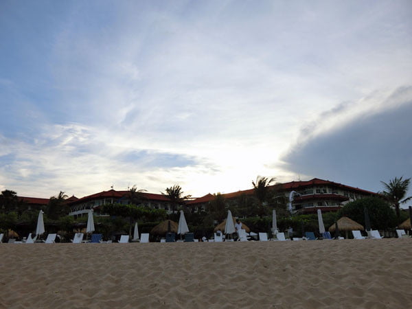 Bali Grand Mirage Resort Beach Silhouette