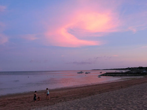 Bali Grand Mirage Resort Pink Sunset