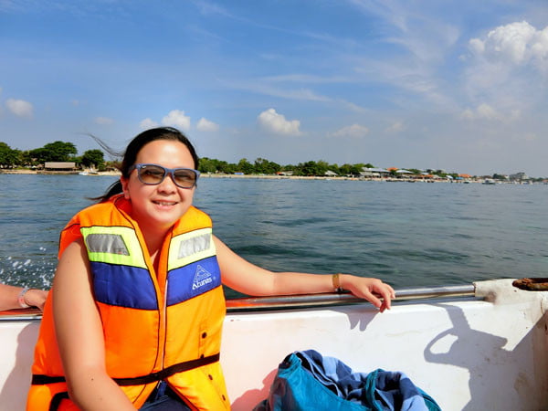 Bali Grand Mirage Resort Seawalker Boat Portrait