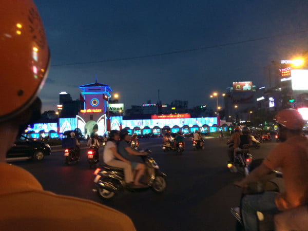 Vietnam Ho Chi Minh Vespa From the Bike