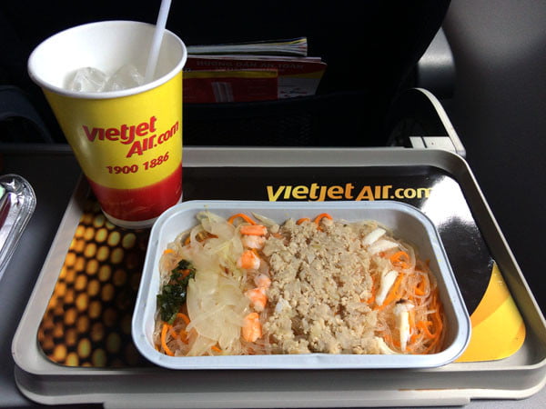 Vietnam Ho Chi Minh VietJetAir food
