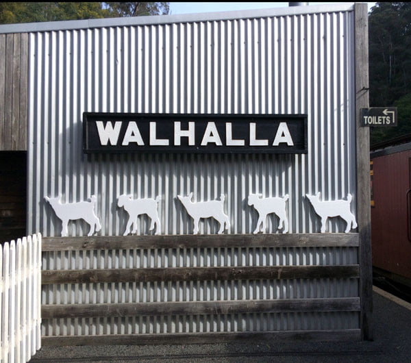 Gippsland Walhalla Train Walhalla Station