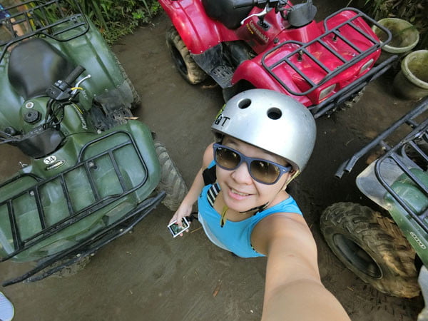 Bali Casio Quad Bike Top Down Selfie