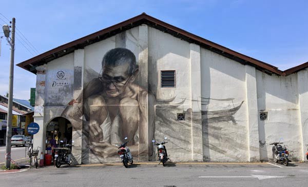 Penang Street Art - Balik Pulau Fisherman JuliaV