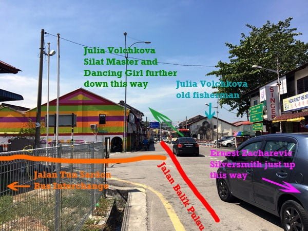 Penang Street Art - Balik Pulau Wayfinding