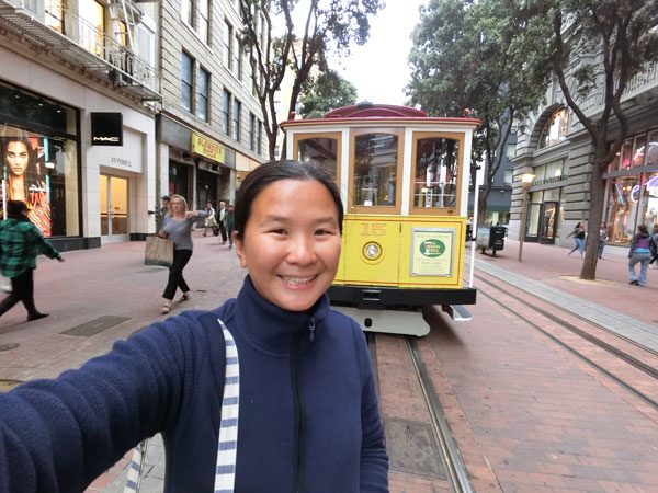 San Francisco - Cable Car selfie