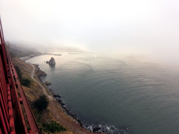 San Francisco - Golden Gate Bridge Obscuring