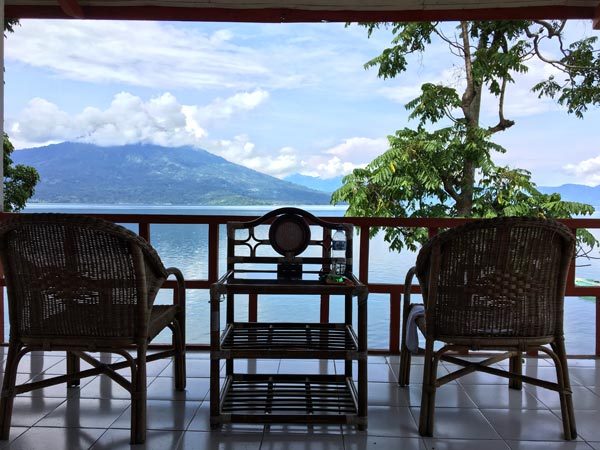 South Sumatra Ranau Lake Wisma Pusri Balcony View