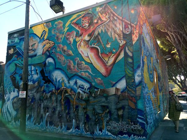 San Francisco Street Art Lilac 4