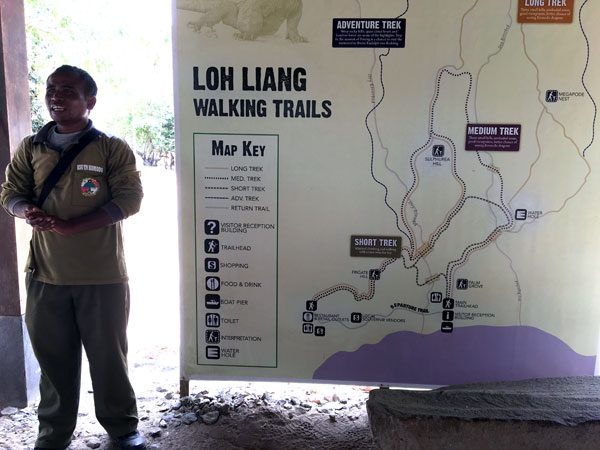 Komodo Loh Liang Trek Map