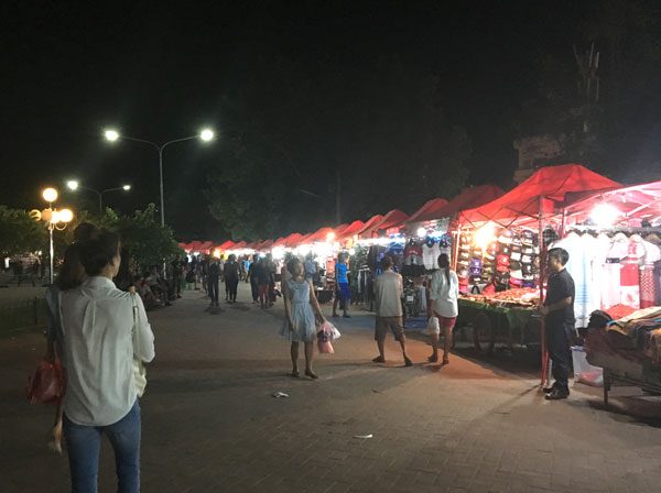 Laos Vientiane Night Market