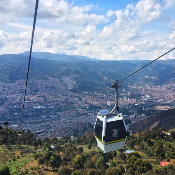 Colombia Medellin Parque Arvi Cable Car