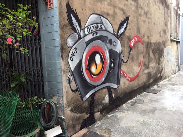 Bangkok Street Art CKR Camera