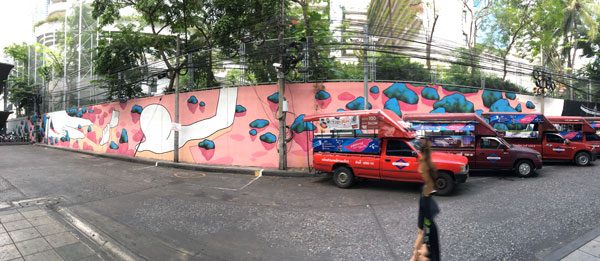 Bangkok Street Art Daan Botlek Pano