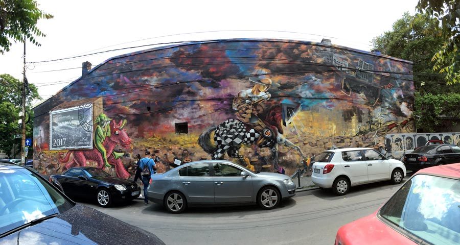 Bucharest Street Art Arthur Verona Wall