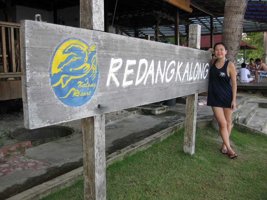 Redang Kalong Resort Sign
