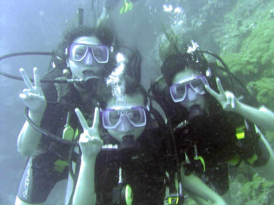 Sipadan Diving Group Shot