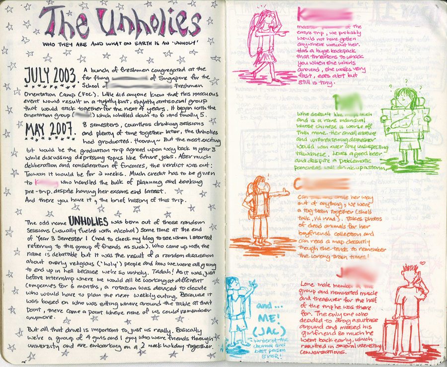 Taiwan Tales Moleskine Journal Introduction