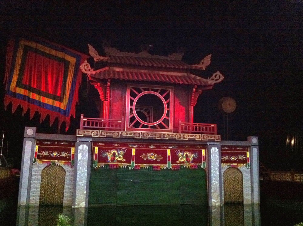 Vietnam Hanoi Thang Long Water Puppet Theatre Stage
