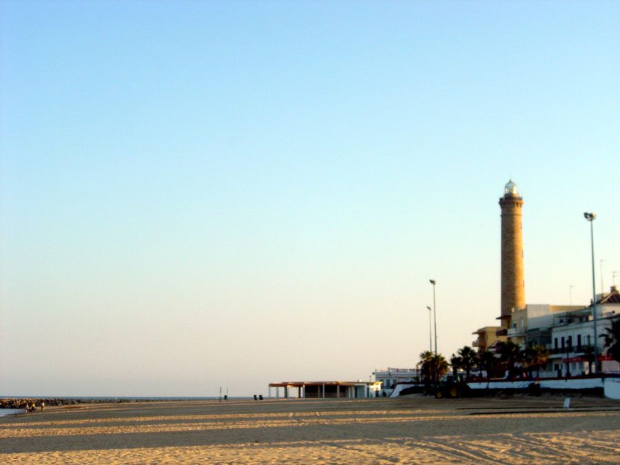Spain Chipiona Beach Lighthouse