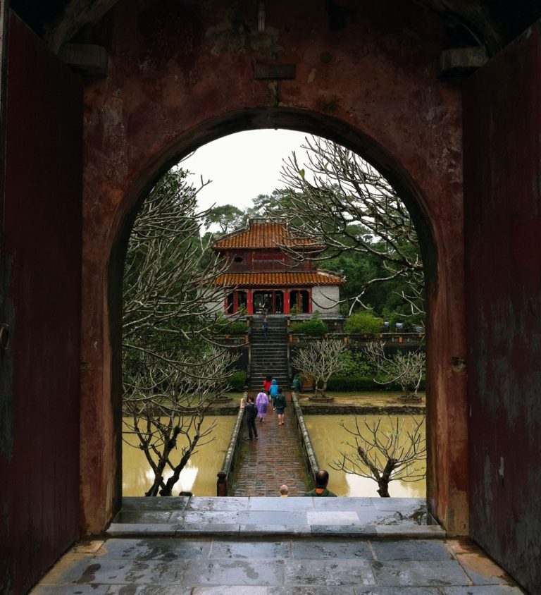 Vietnam Hue Minh Mang Doorway