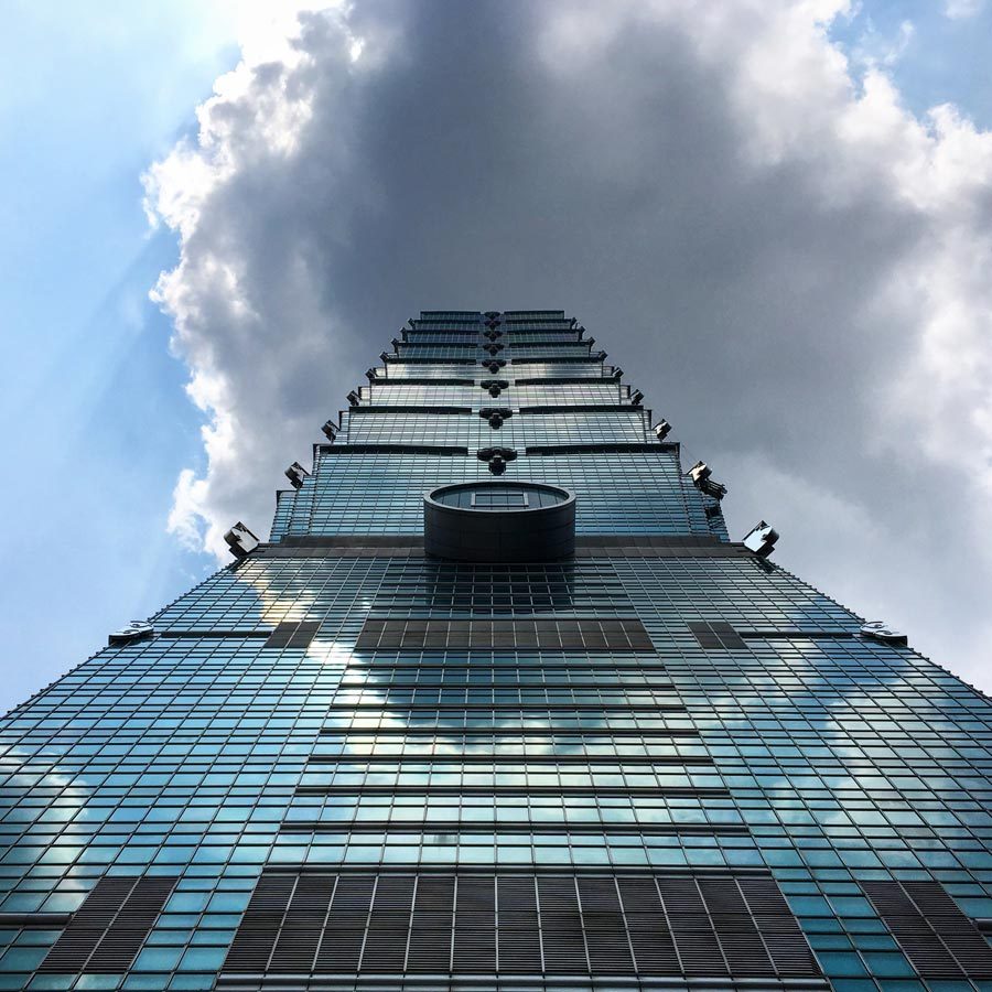 Taipei 101 From Below
