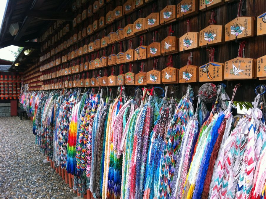 Japan Fushimi Inari Paper Cranes