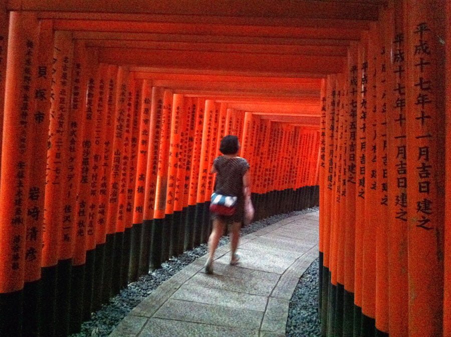 Japan Fushimi Inari Torii Me