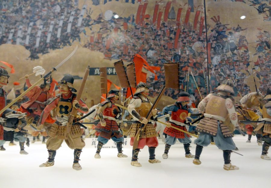 Japan Osaka Castle Diorama Models