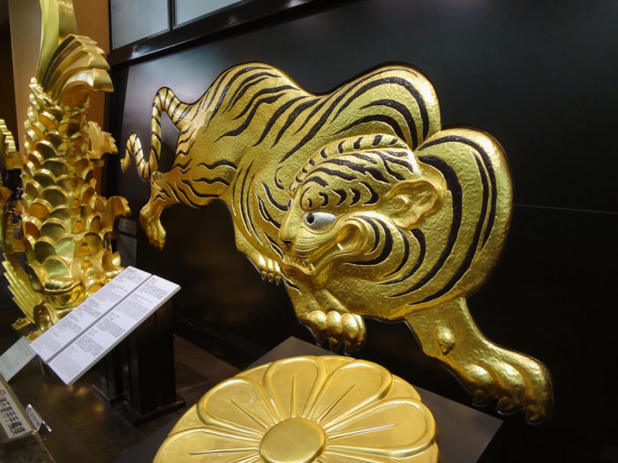 Japan Osaka Castle Golden Tiger