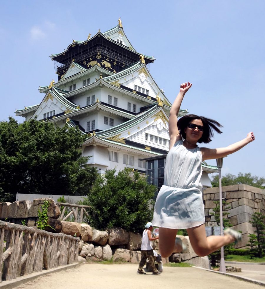 Japan Osaka Castle Jumpshot Me