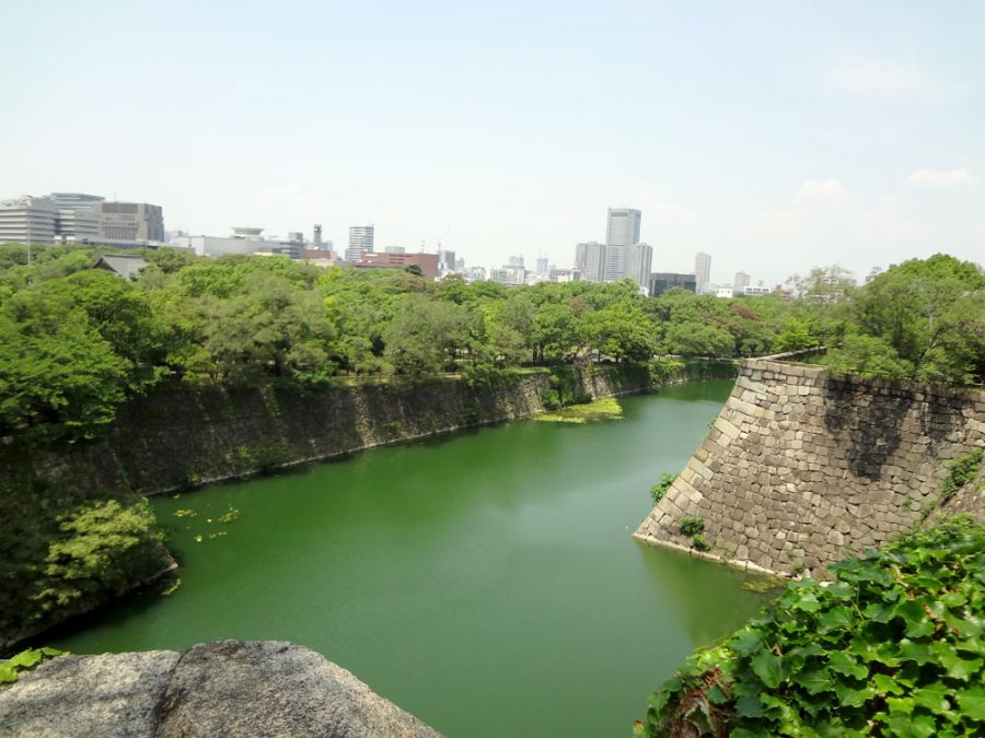 Japan Osaka Castle Moat