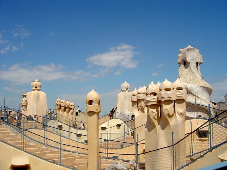 Barcelona La Pedrera Roof Espai Gaudi
