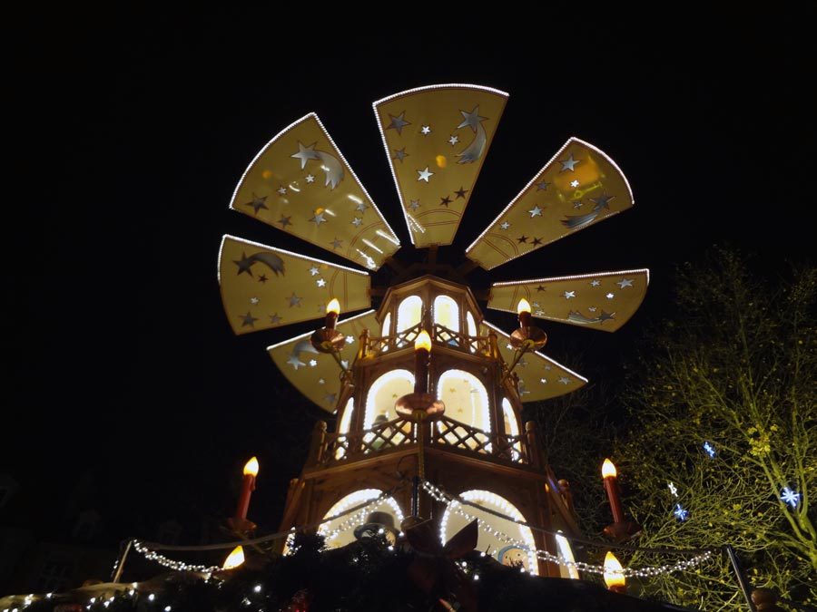 Munich Marienplatz Christmas Market Windmill