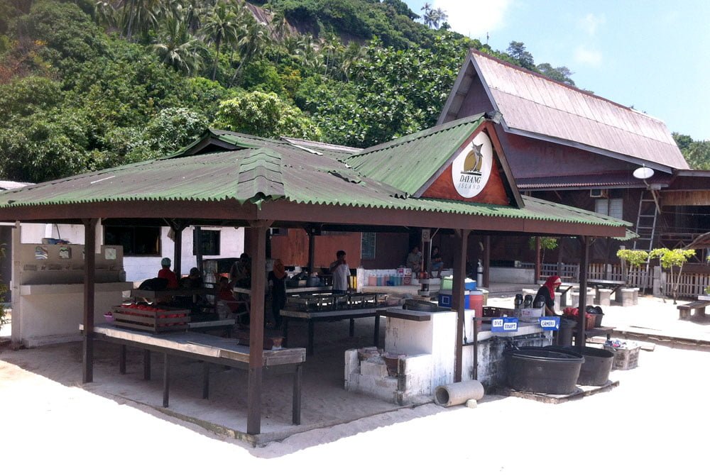 Dayang Diving Dining Area