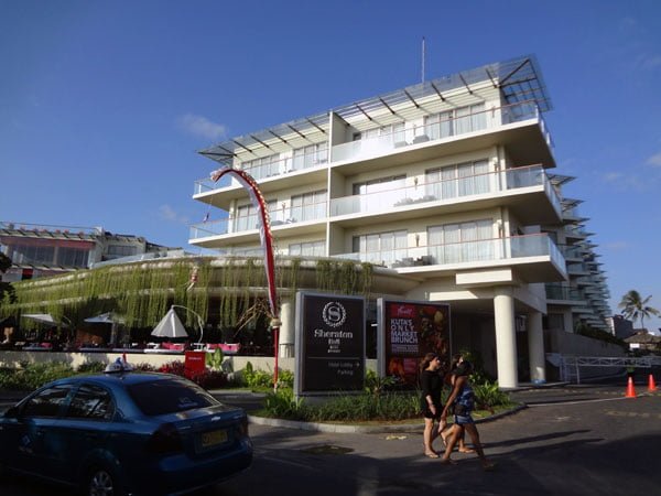 Sheraton Bali Kuta - Facade from beach