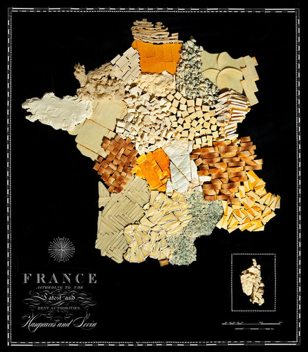 Food Maps by Henry Hargreaves and Caitlin Levin - France
